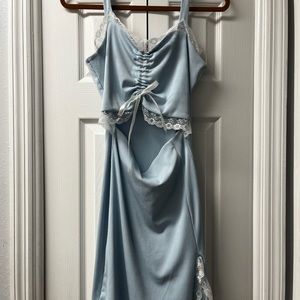Light blue/lace sundress